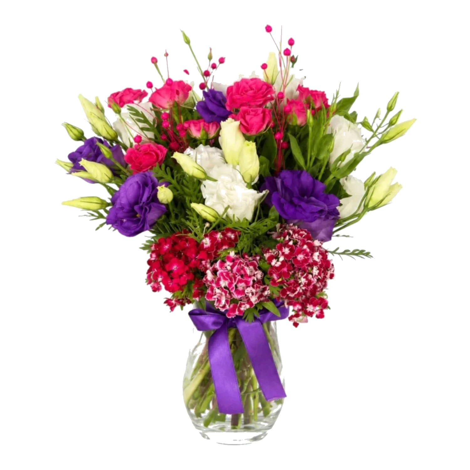 Vivid Garden Vase Arrangement