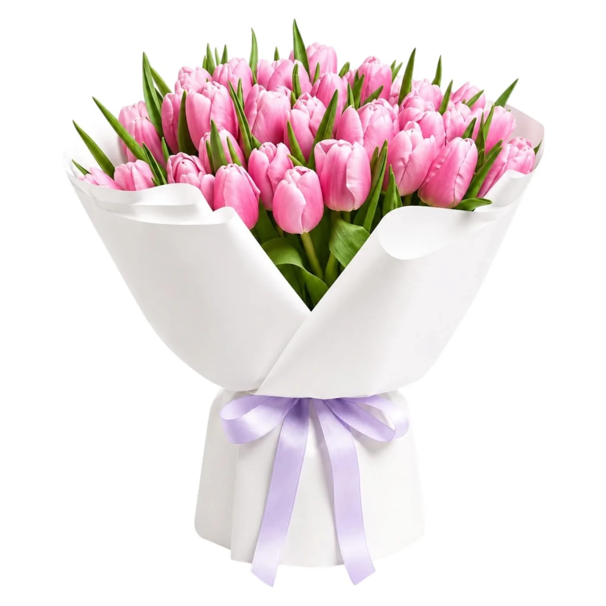 Spring Bliss Pink Tulip Bouquet