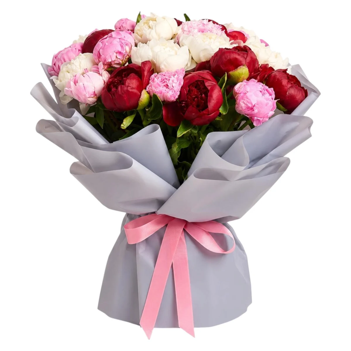 Tricolor Peony Prestige Bouquet