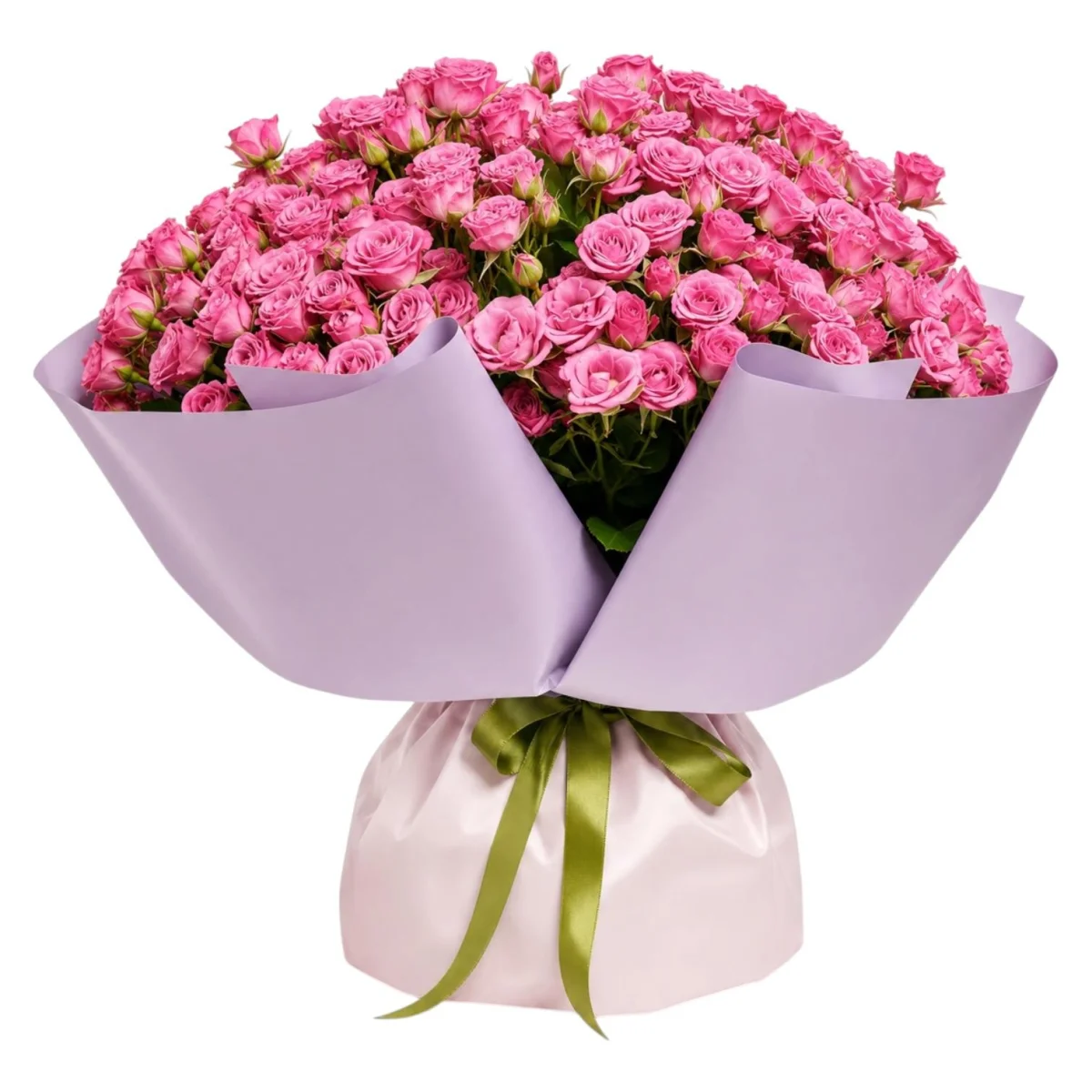 Fuchsia Cloud Spray Rose Grand Bouquet