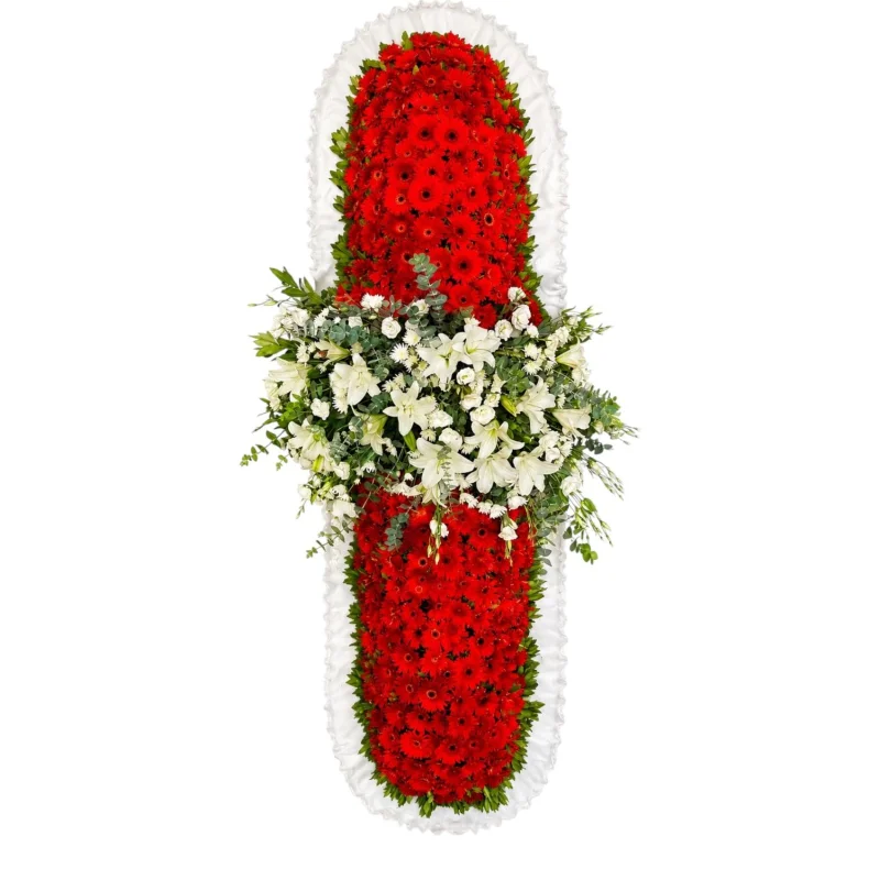 Kırmızı Gerbera Çelenk